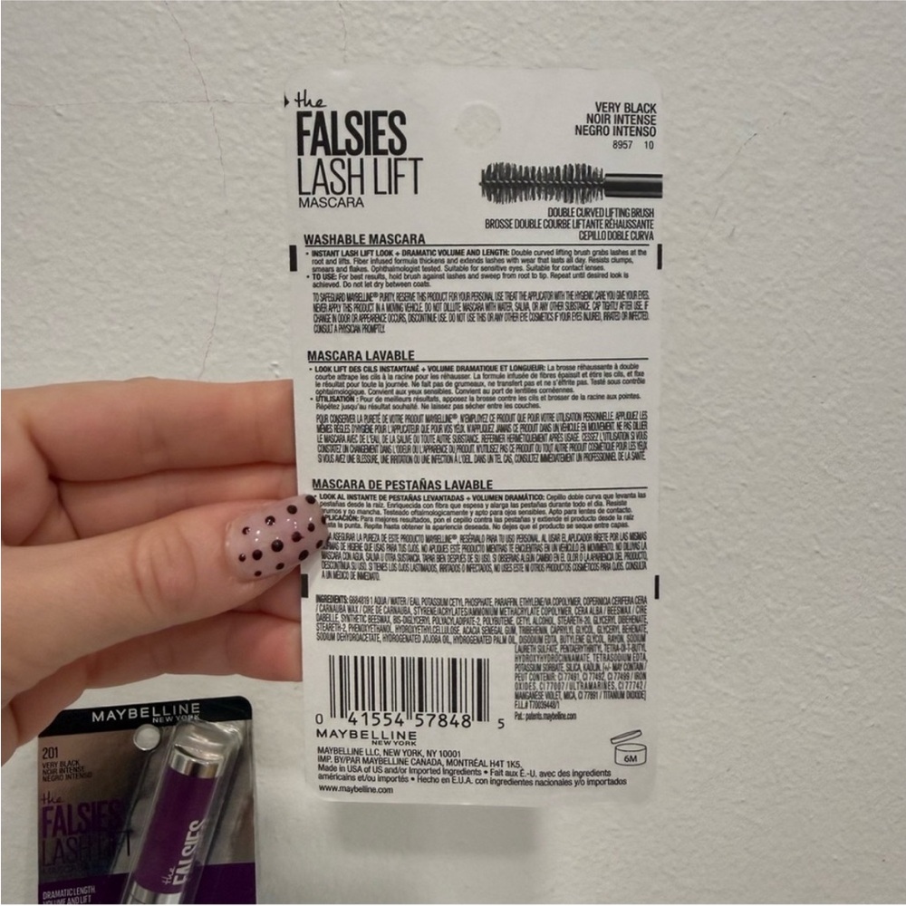 Maybelline The Falsies Lash Lift Washable Mascara Eye Makeup NWT - Picture 5 of 5